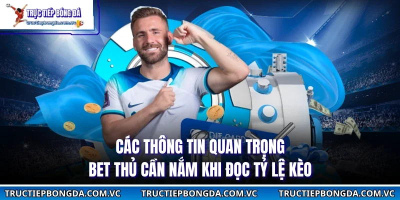 Các thông tin quan trọng bet thủ cần nắm khi đọc tỷ lệ kèo