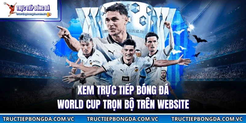 Xem trực tiếp bóng đá World Cup trọn bộ trên website